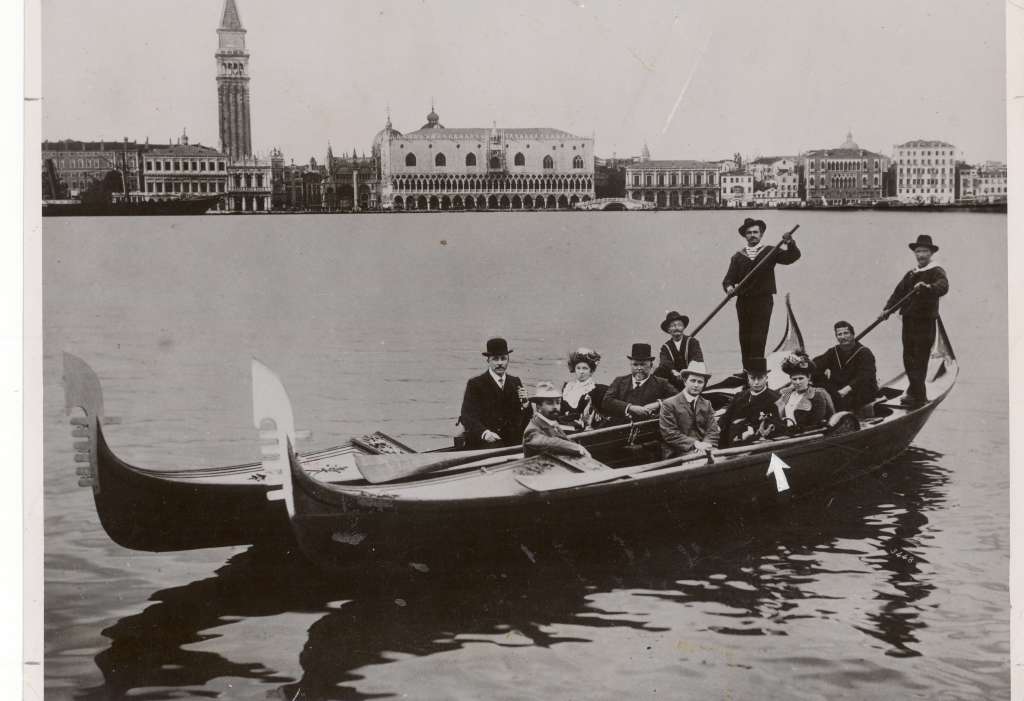 Edmund Barton in Venice with Jane Barton and others