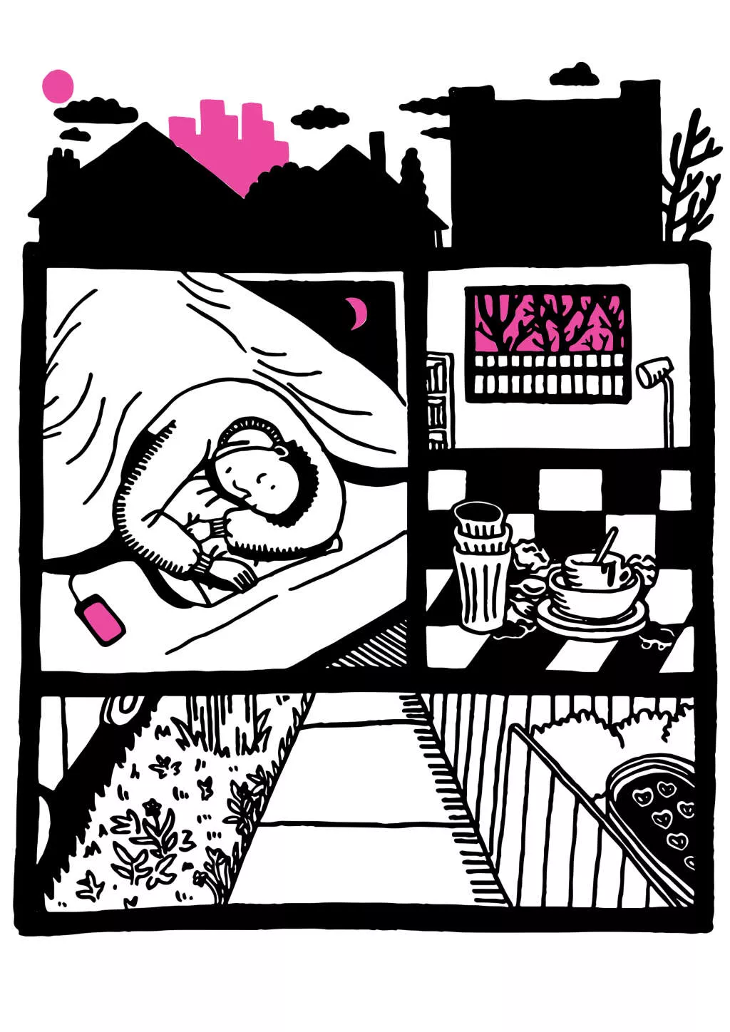 A quiet image of a life in lockdown by Melbourne-based Judy Kuo. A quiet image of a life in lockdown by Melbourne-based Judy Kuo.
