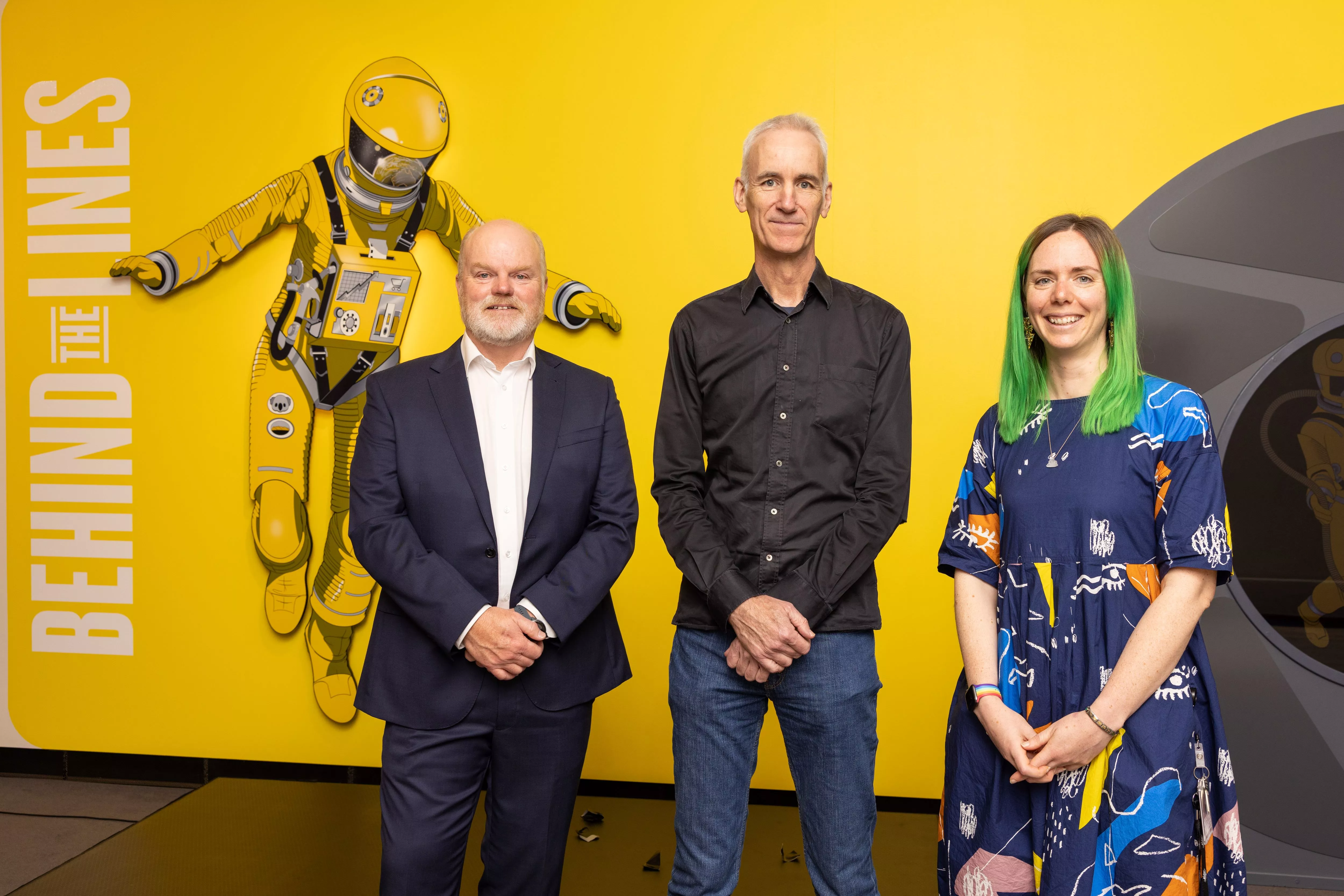 David Pope, Andrew Harper and Amy Lay pose for a photo