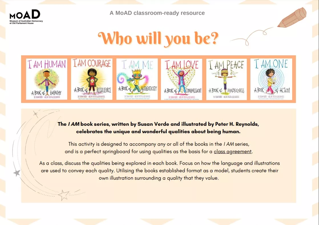 Who will you be - activity sheet