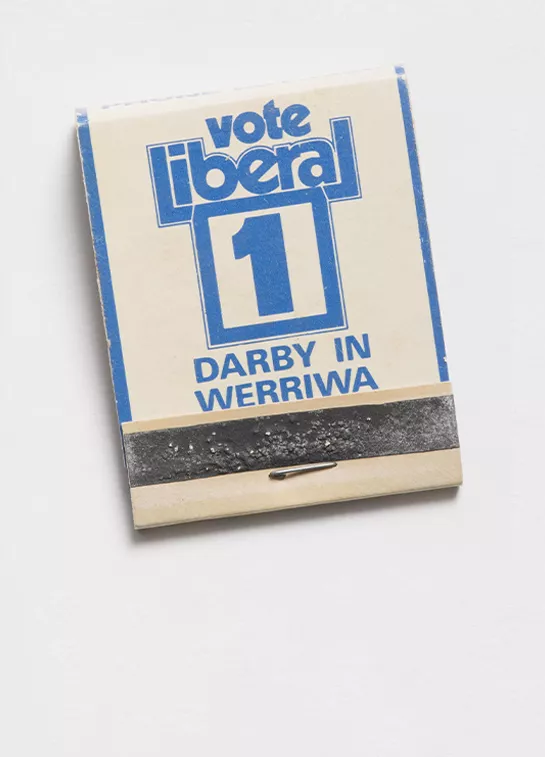 Photograph of a match box