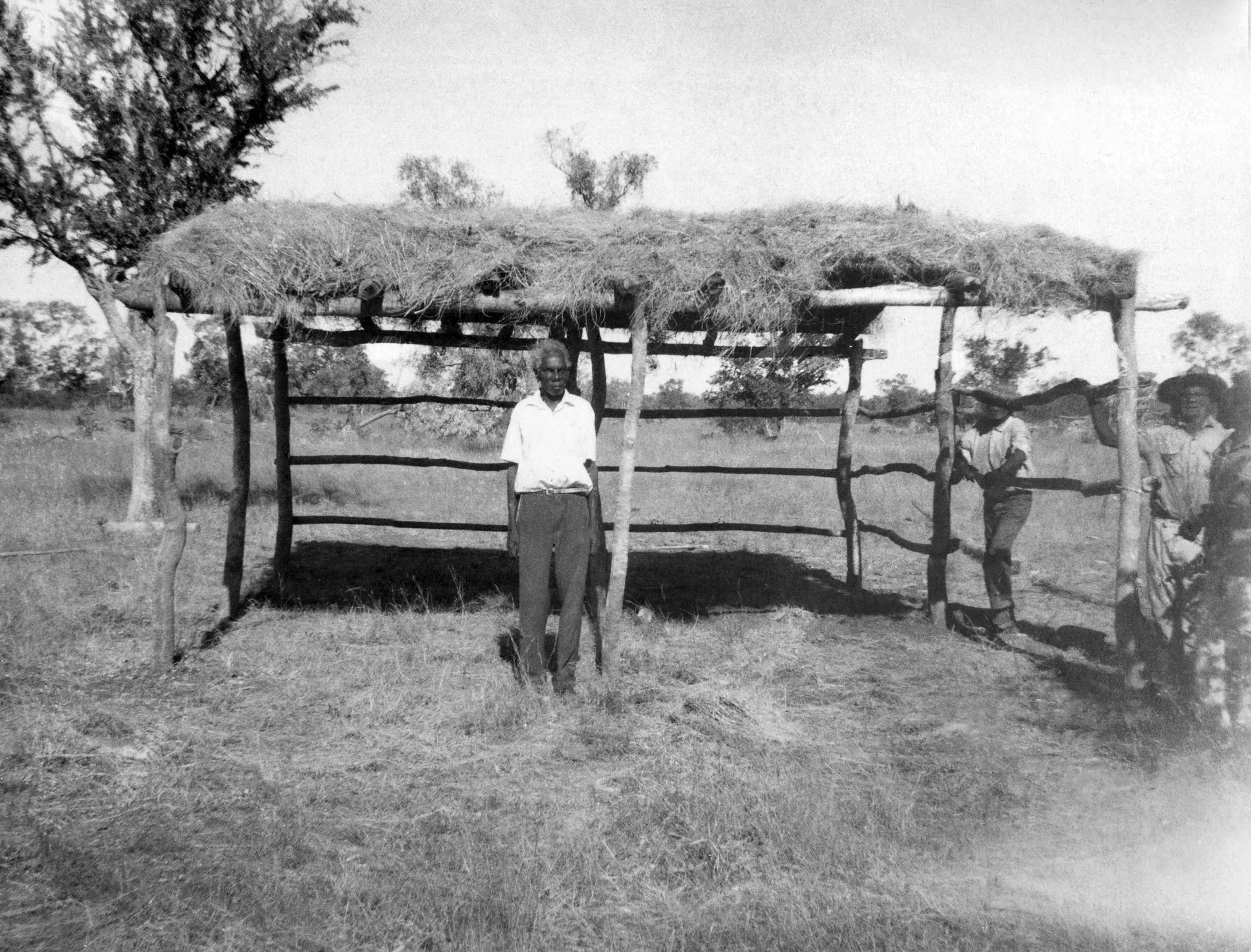 Vincent Lingiara stands in his house at Gurindji Camp.