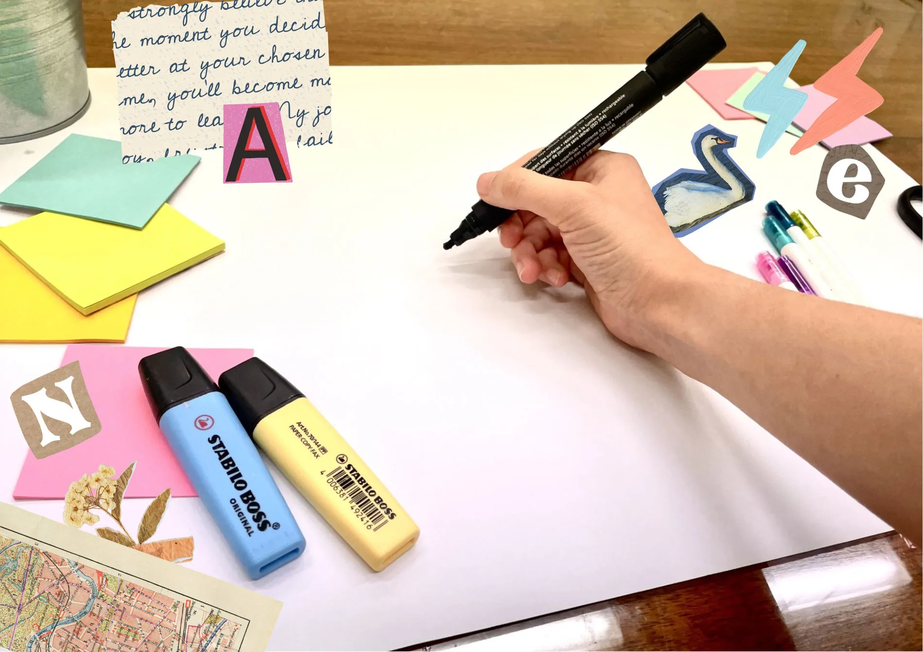 Intention boards creative workshop