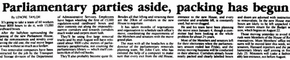 Canberra Times, 7 June 1988, p3
