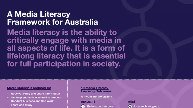 Media literacy framework