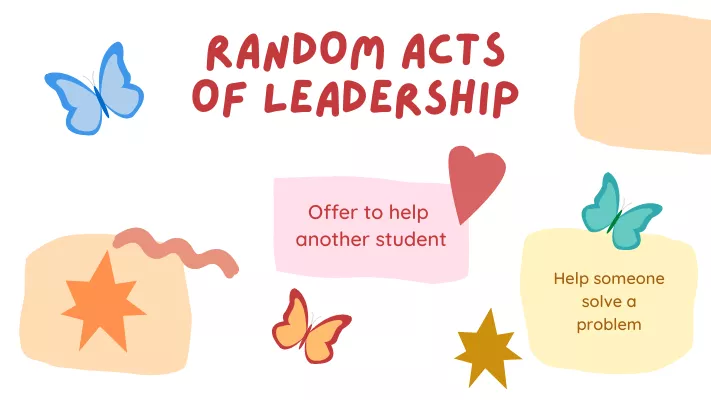 Random acts of leadership Random acts of leadership