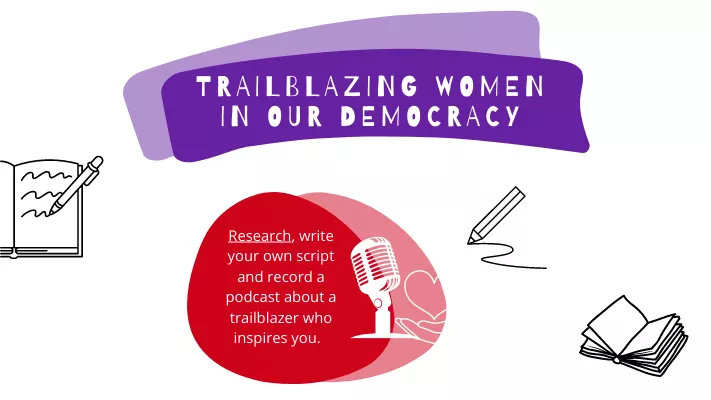 Trailblazing women in our democracy Trailblazing women in our democracy