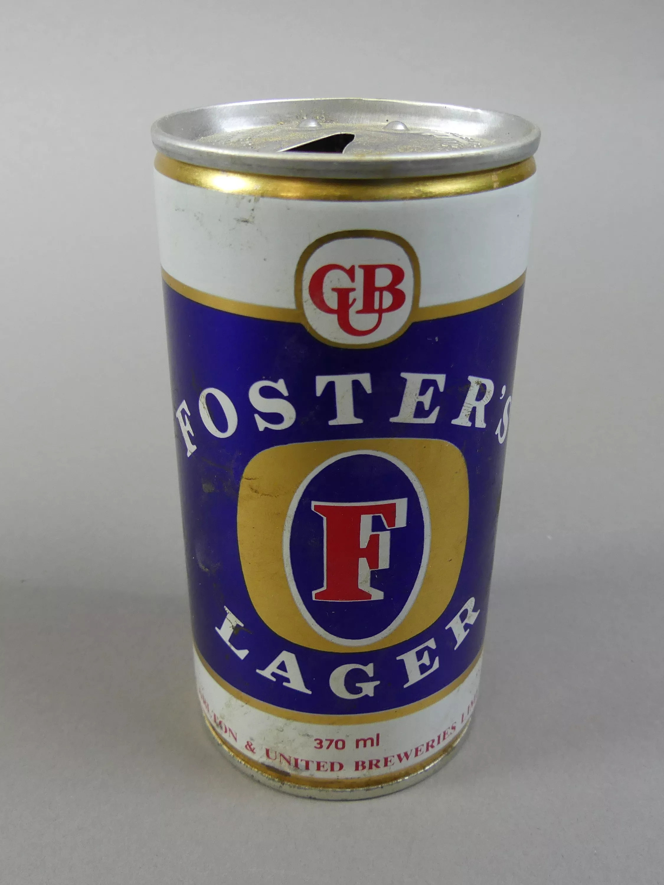 A can of Foster's Lager.