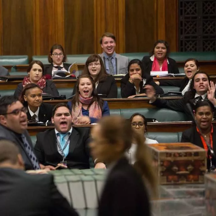 Students in the Our Voices, Our Choices onsite program