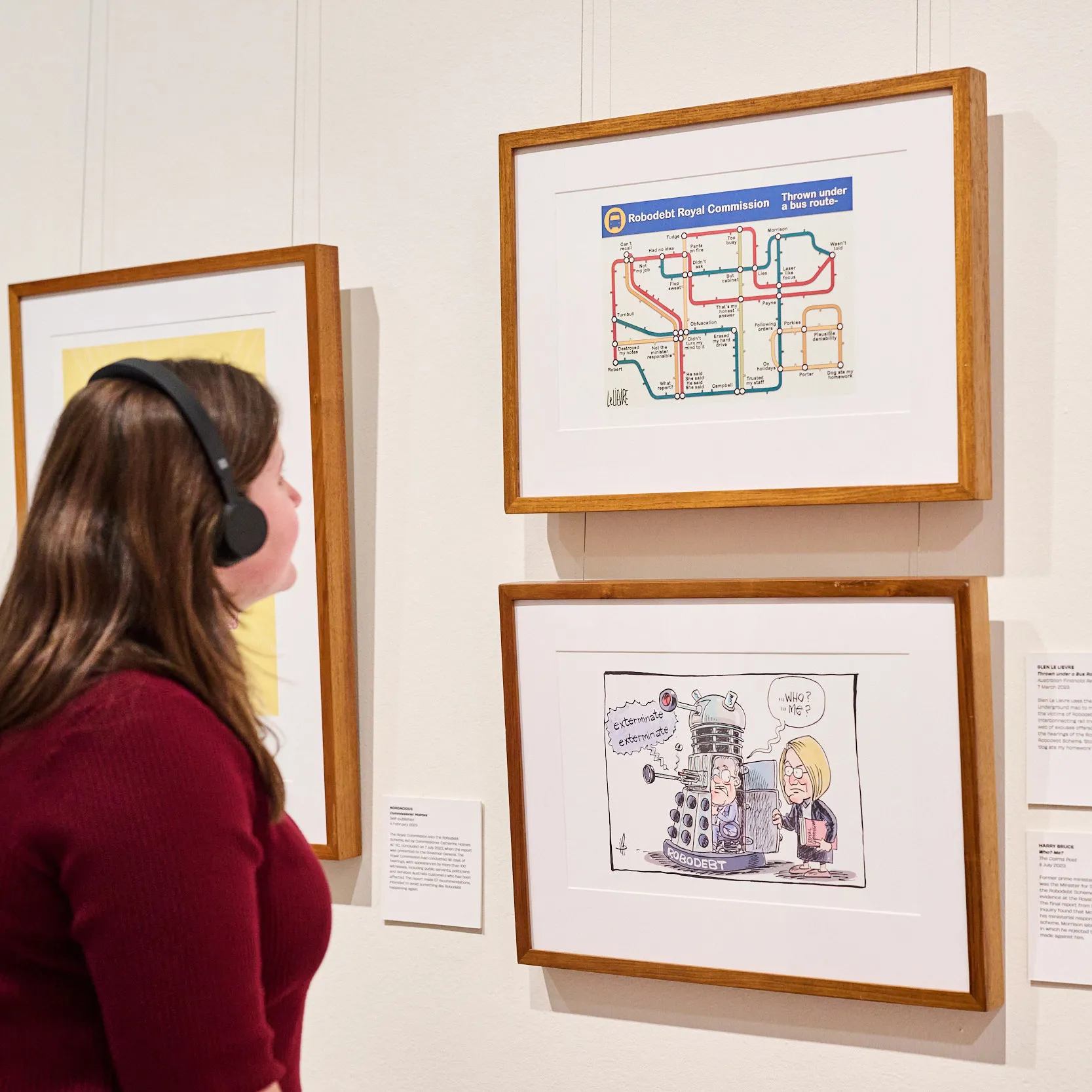 Audio described cartoons