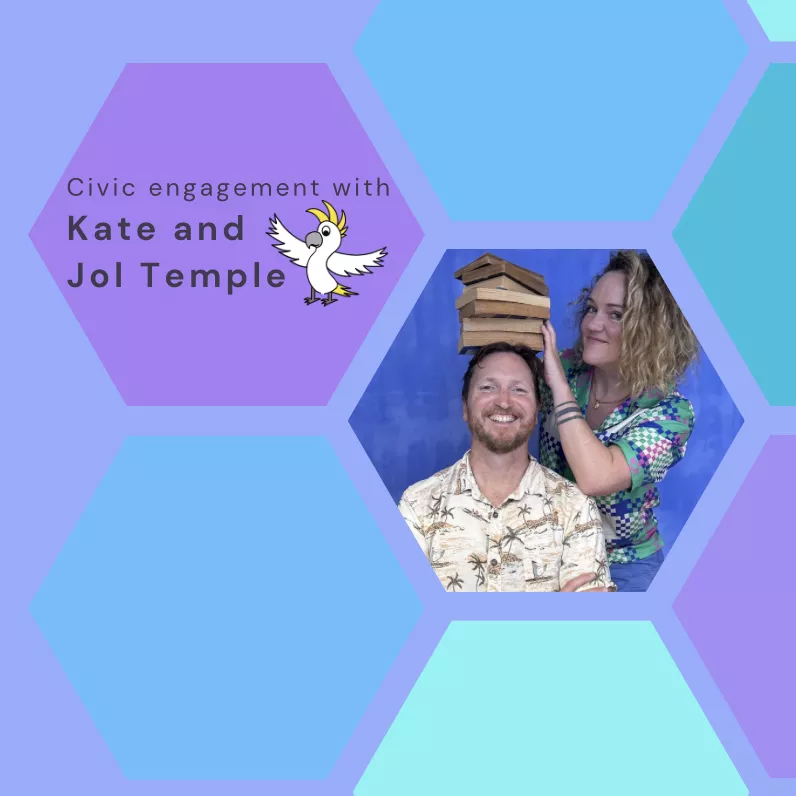 Civic engagement with Kate and Jol Temple