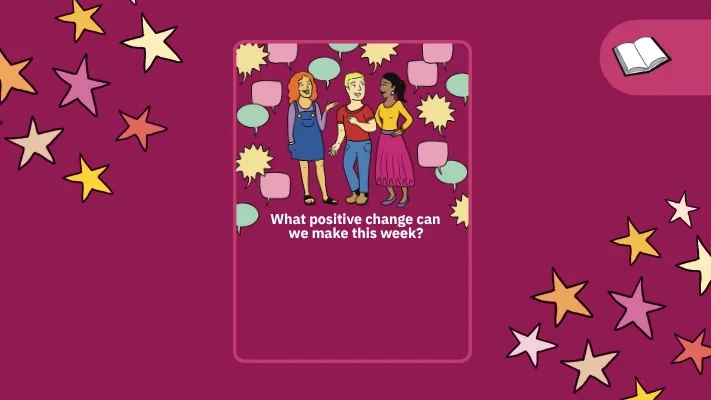 Making a change home activity