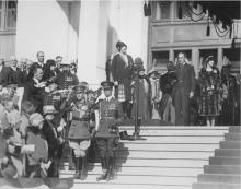 The thieving diva: behind the scenes of the opening ceremony at Parliament House